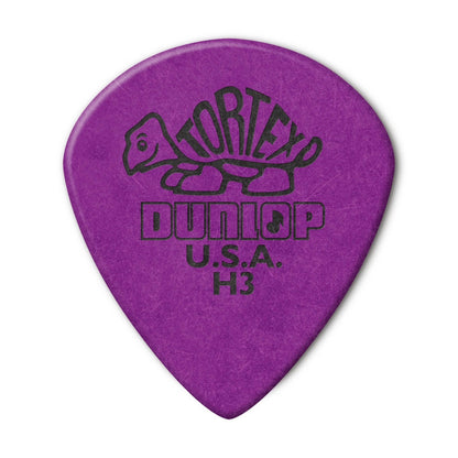 8-PACK Dunlop Tortex Jazz III H3 Sharp Tip Guitar Picks【Heavy】472-H3