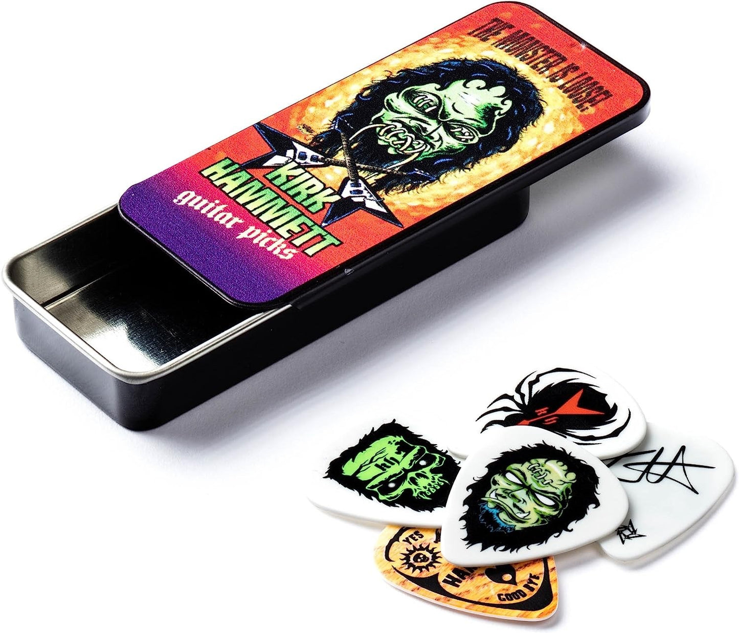 Dunlop KH01T088 Kirk Hammett Monster Guitar Pick Tin, .88mm, 6 picks/Tin