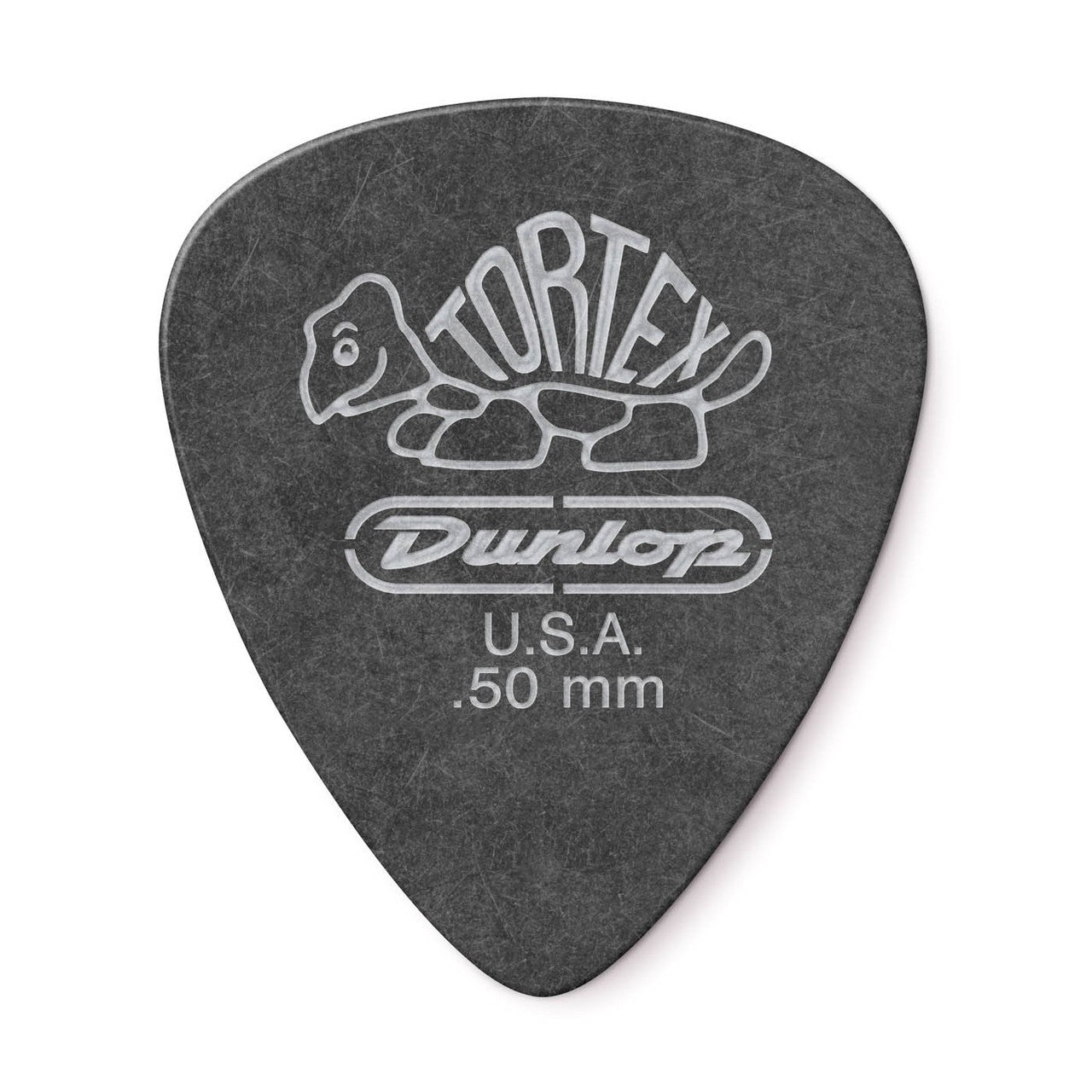 15-PACK Dunlop Tortex Guitar Picks Pitch Black Standard【0.50mm】488-050