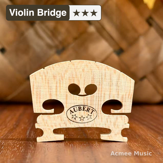 Aubert Three-Star Model Violin Bridge - Size Options: 4/4, 3/4