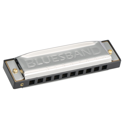 Hohner 1501 Blues band Harmonica 7-PACK Bundle (G,A,C,D,E,F,Bb) with Case