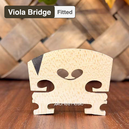 Teller Germany*** Fitted VIOLA Bridge Ebony V Insert - Size Options 46mm, 48mm