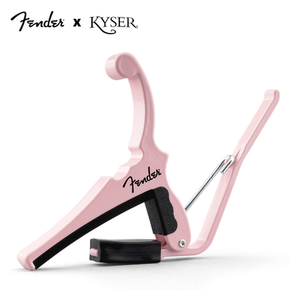 Fender x Kyser Quick Change Electric Guitar Capo - Shell Pink