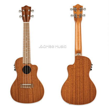 Lanikai MA-CEC Mahogany Concert 23" Acoustic-Electric Ukulele with Padded Gig Bag