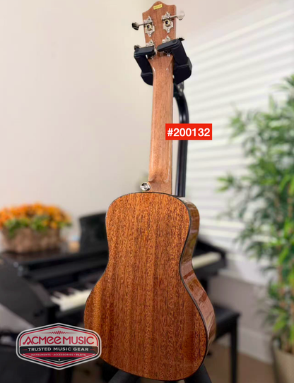 Lanikai MAS-C All Solid Mahogany Concert Ukulele w/Foam Case, Hanger, Capo,Tuner & Strap
