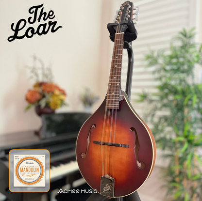 The Loar LM-110 Honey Creek A-Style Mandolin Brownburst + FREE D'addario EJ74 Strings