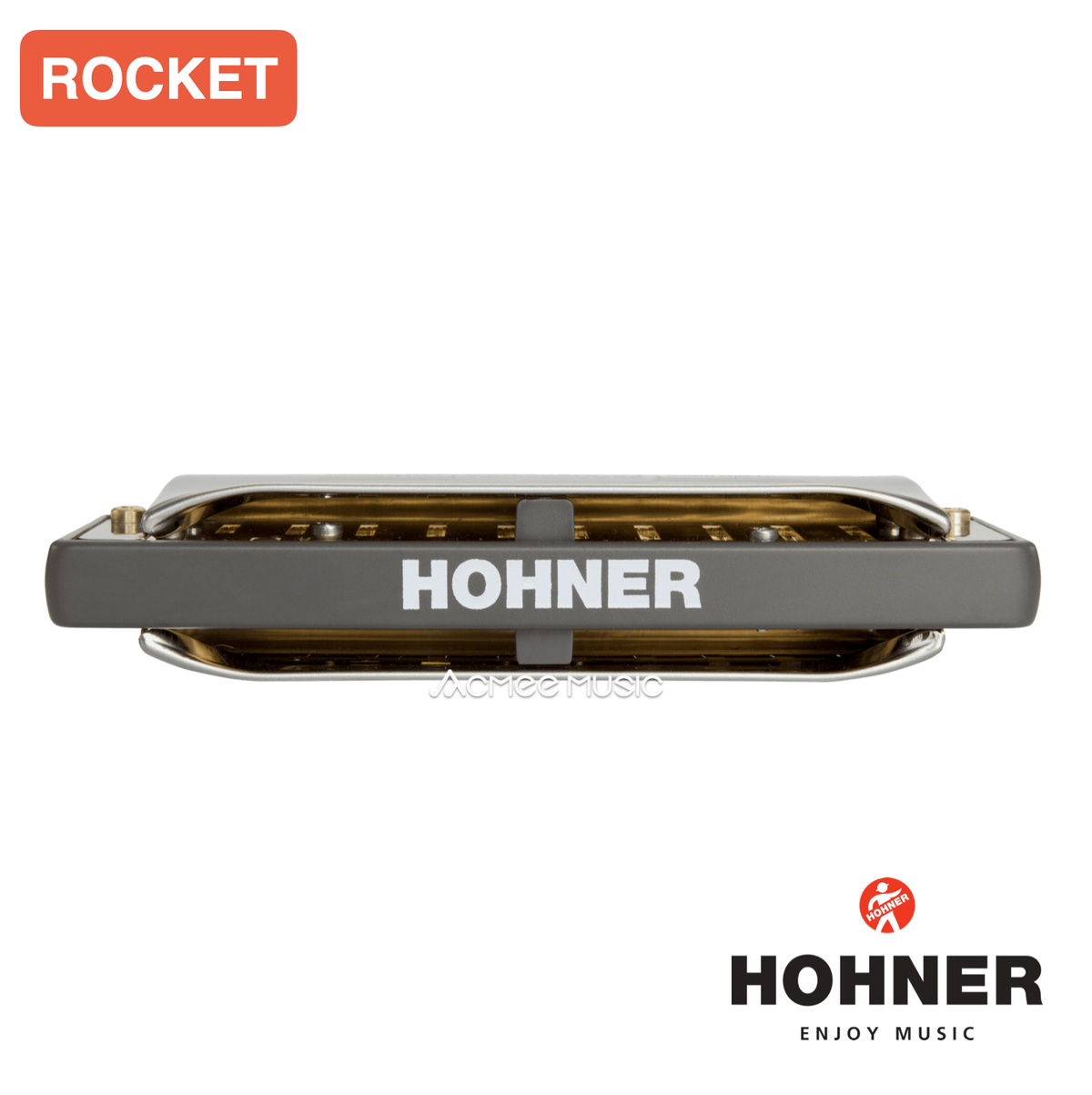 Hohner ROCKET 5-PACK Diatonic Harmonica Set with C-7 Case, Keys of C G A D Bb