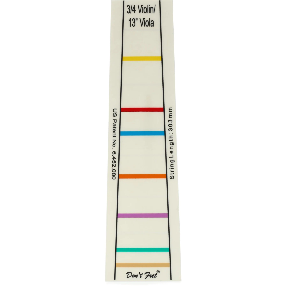 Don't Fret Violin Fingerboard Position Marker Indicator - 3/4 violin(13" viola)
