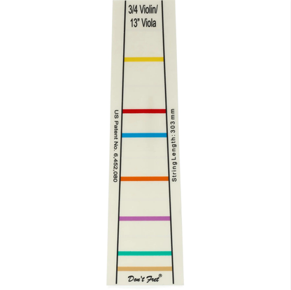 Don't Fret Violin Fingerboard Position Marker Indicator - 3/4 violin(13" viola)