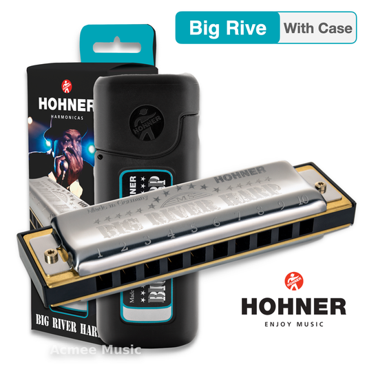 Hohner Big River Harp BGRVR 10-Hole Diatonic Harmonica