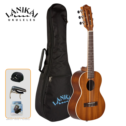 Lanikai MA-5T Mahogany 5-String Tenor Ukulele High & Low G with Padded Gig Bag