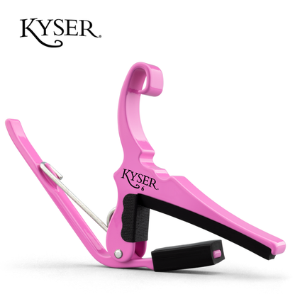 Kyser Quick Change Acoustic 6 String Guitar Capo - Pink Revival