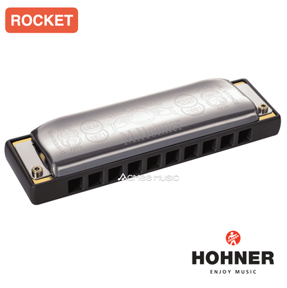 Hohner ROCKET ROCKT-D Diatonic Progressive Harmonica with Case -  Key of D