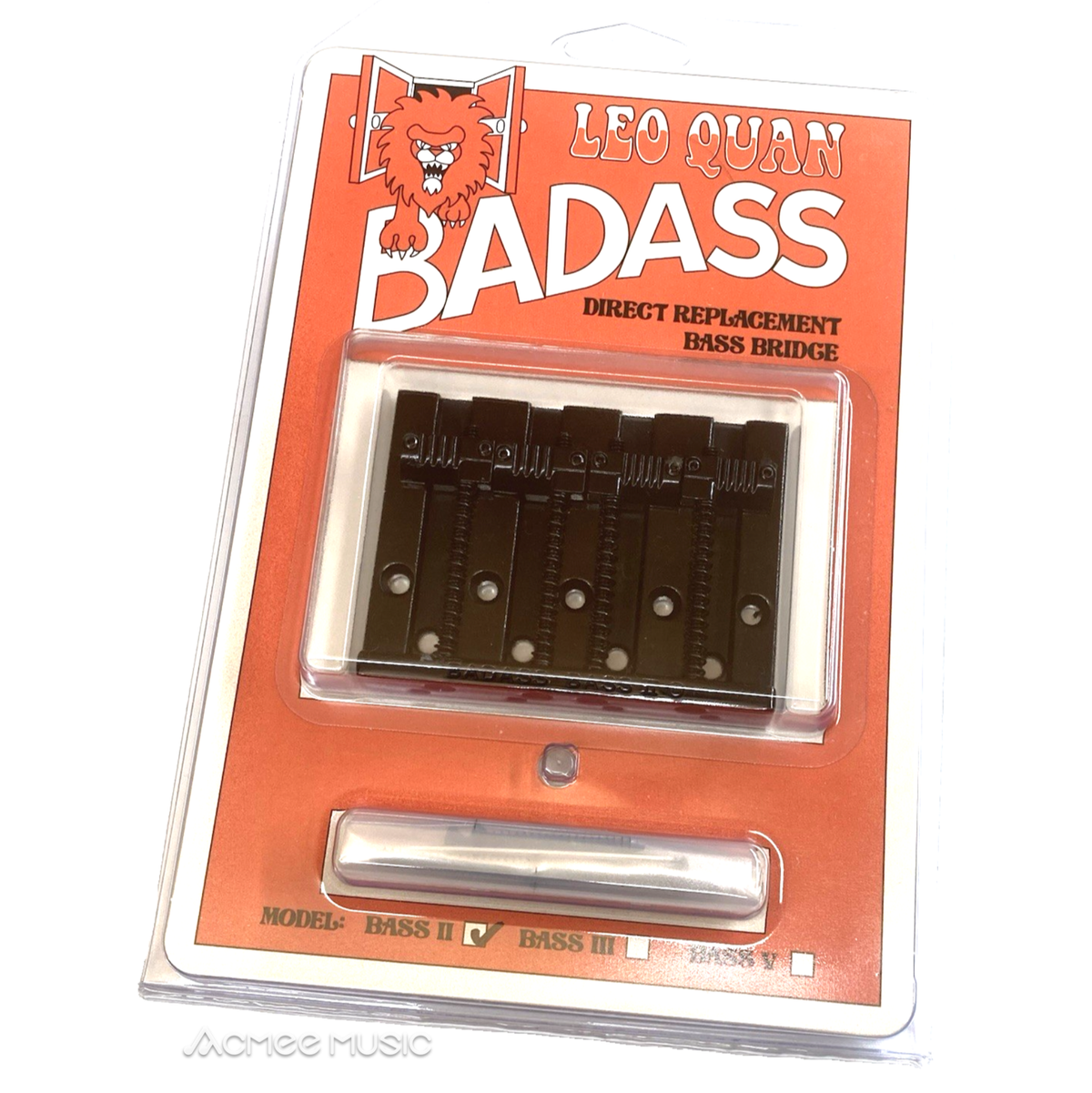Leo Quan Badass II Bass Bridge 4-String Fender P/Jazz Bass - Black