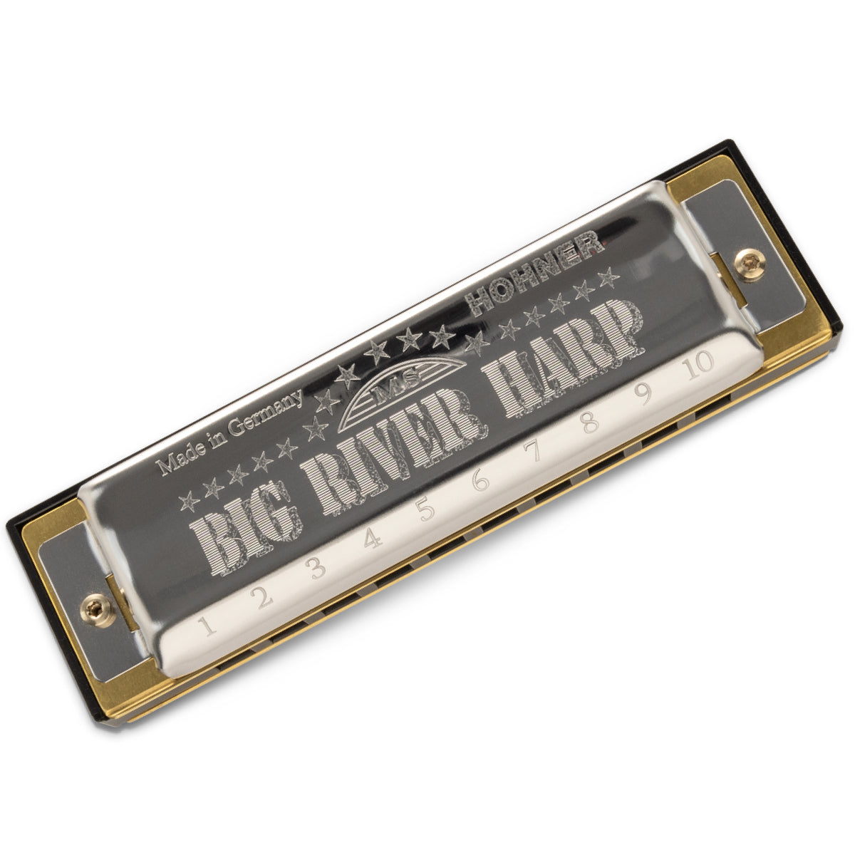 Hohner Big River Harp BGRVR-C Diatonic Harmonica - Key of C