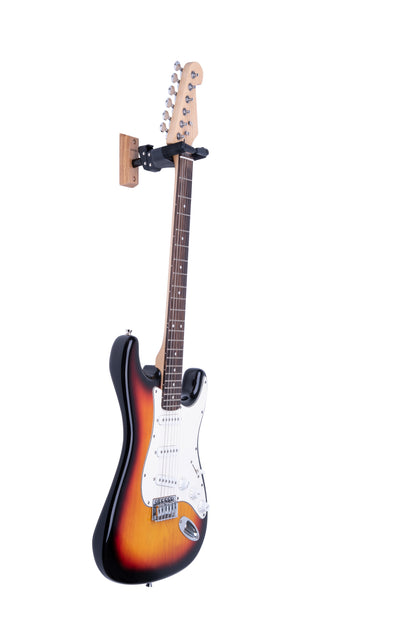 Hercules GSP38WB PLUS Auto Grip Wall Mount Guitar Hanger - RED Wood Base