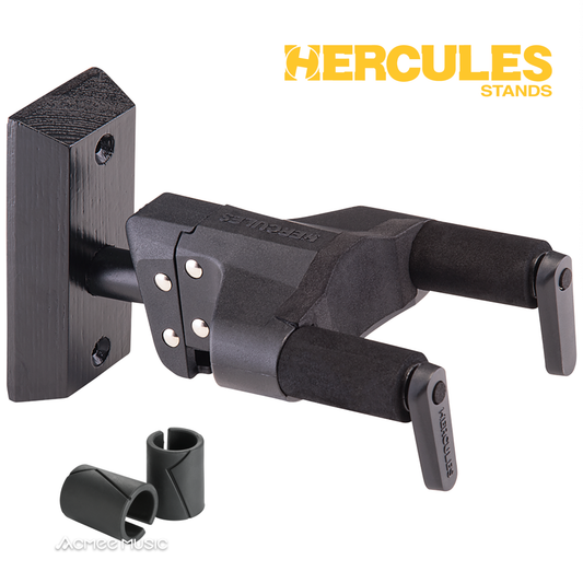 Hercules GSP38WBK PLUS Auto Grip Wall Mount Guitar Hanger - Black
