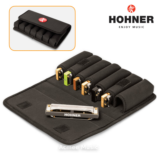 Hohner FlexCase M Harmonica Case Holds 7 Diatonic Harmonicas - Medium Carrying Case