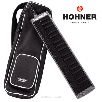 Hohner Airboard 37 Key Carbon Print Melodica with Case and Mouthpiece