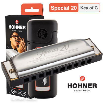 Hohner Special 20 Diatonic Harmonica SPC-20 with Case - Key of C