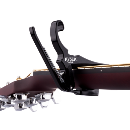 Kyser Quick Change Acoustic 6 String Guitar Capo - Black