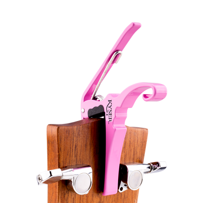 Kyser Quick Change Acoustic 6 String Guitar Capo - Pink Revival