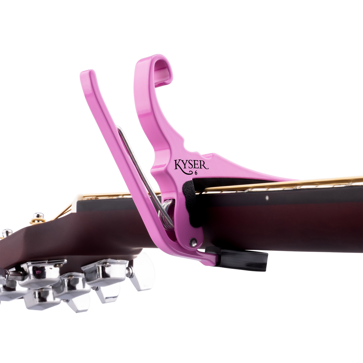 Kyser Quick Change Acoustic 6 String Guitar Capo - Pink Revival