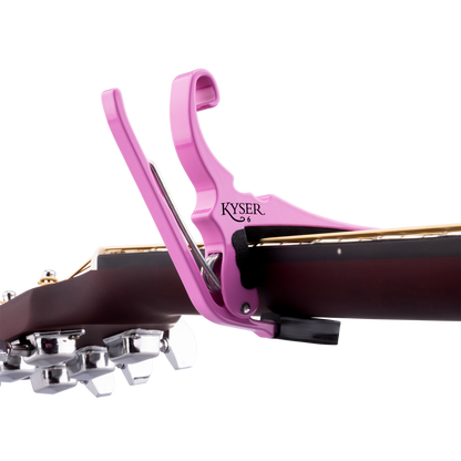 Kyser Quick Change Acoustic 6 String Guitar Capo - Pink Revival
