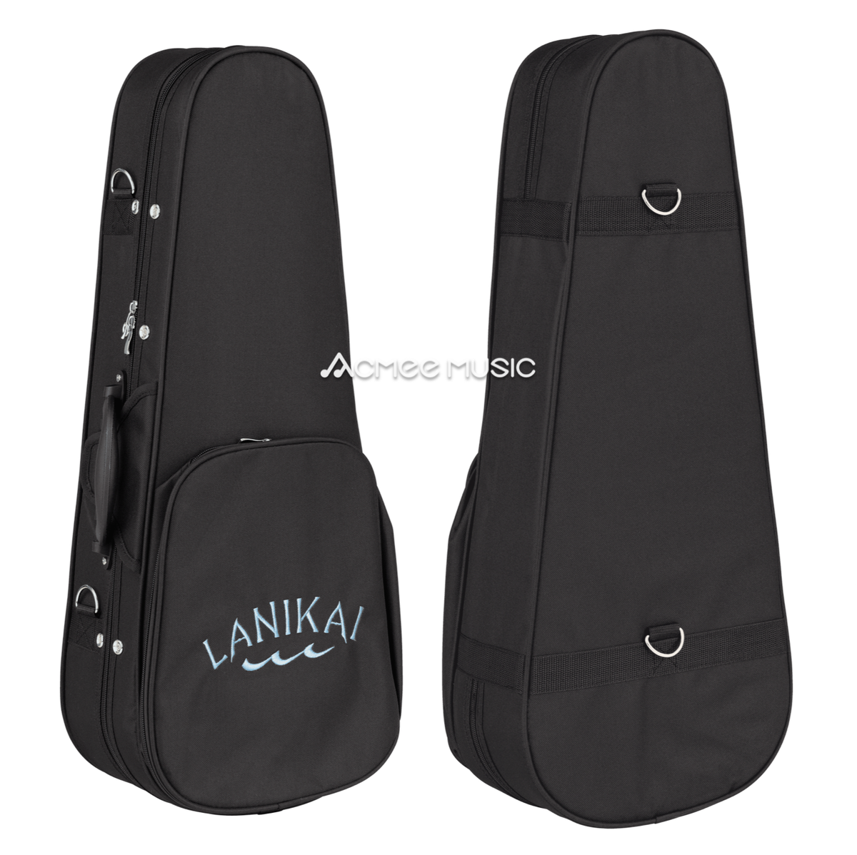 Lanikai MAS-CEC Solid Mahogany Concert Acoustic/Electric Ukulele with Foam Case