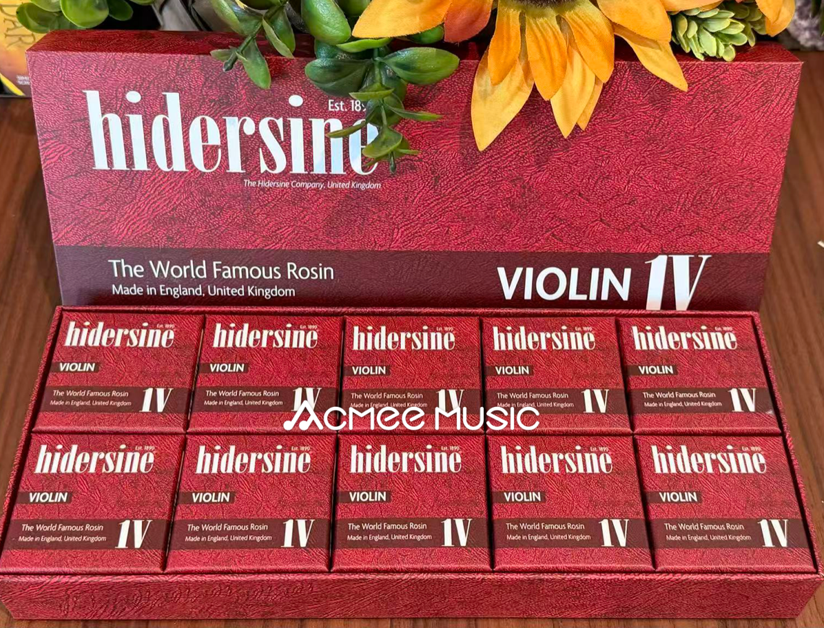 Hidersine Violin Rosin 1V Light - Large Cake with Cloth