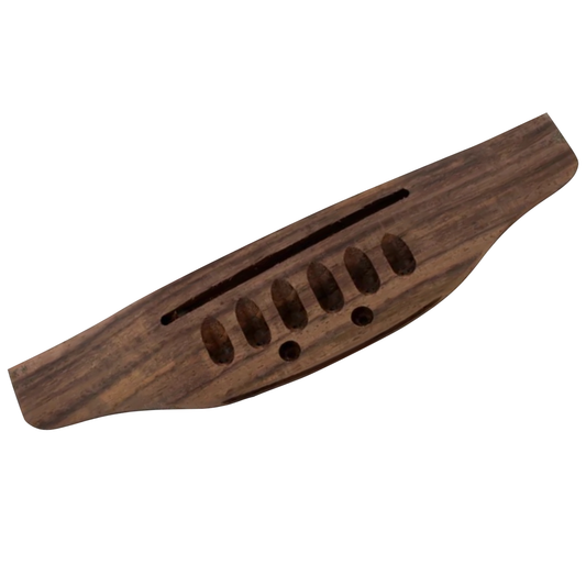Allparts Rosewood Top Loading Bridge for Steel String Acoustic Guitar Unfinished