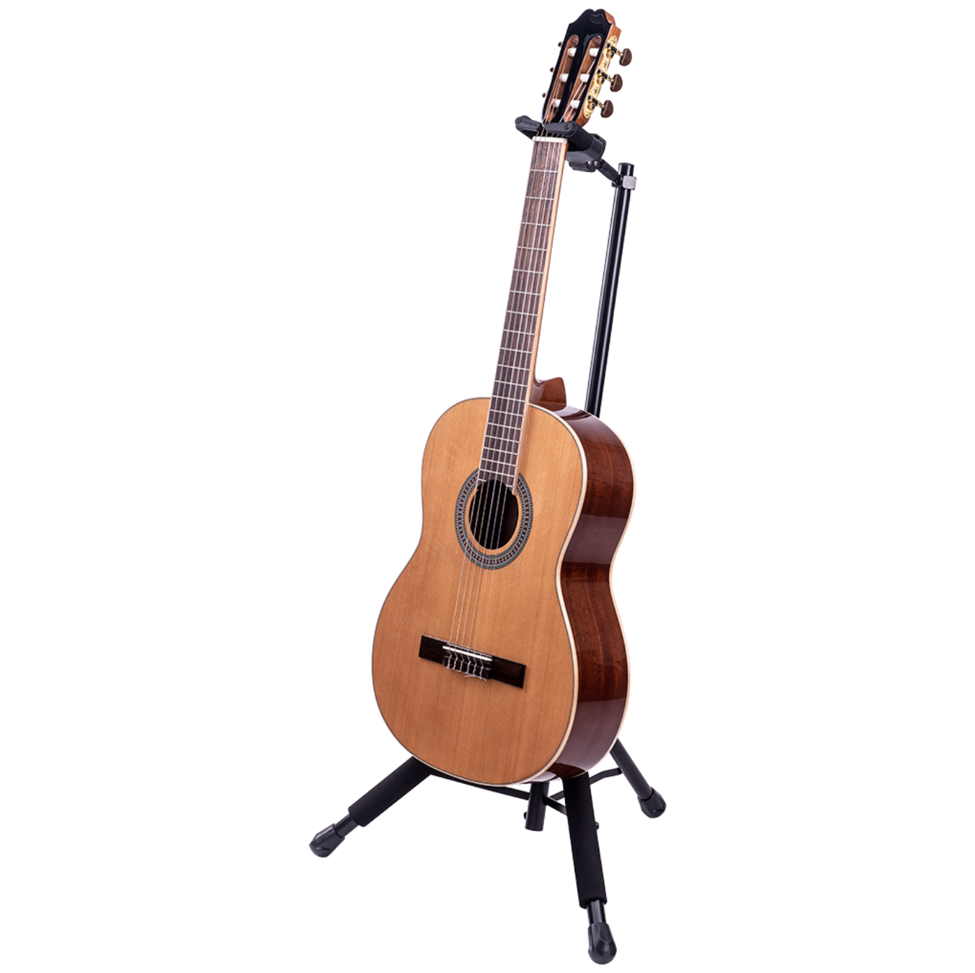 Hercules GS415B PLUS Auto Grip Durable Guitar Stand with Foldable Yoke