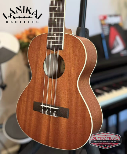 Lanikai MA-6T Mahogany 6 string Tenor Ukulele with Gig Bag, Tuner, Capo & Strap