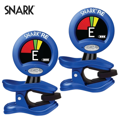 2-PACK Snark SN1X Rechargeable Clip-On Chromatic Tuner for Guitar & Bass