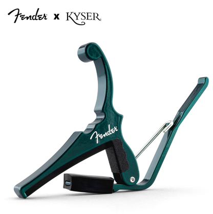 Fender x Kyser Quick Change Electric Guitar Capo- Sherwood Green