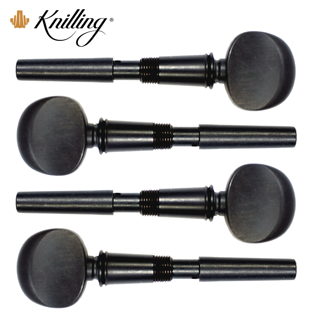 Knilling Perfection Pegs, 4/4, 3/4-1/2 Violin Set, 7.8mm