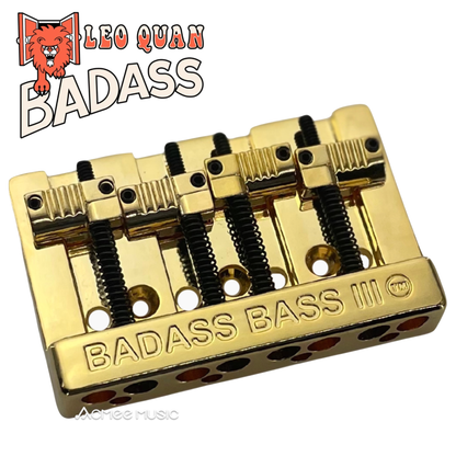 Leo Quan Badass III Bass Bridge 4-String Fender P/Jazz Bass - Gold