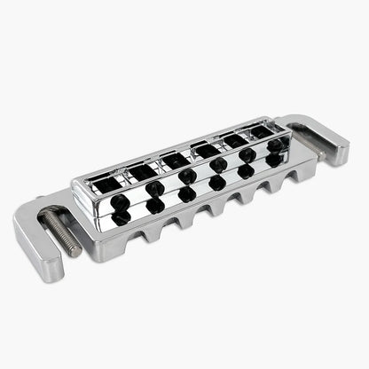 Leo Quan Badass CHROME Wraparound Guitar Bridge with SAE Locking Studs for US-made Brands