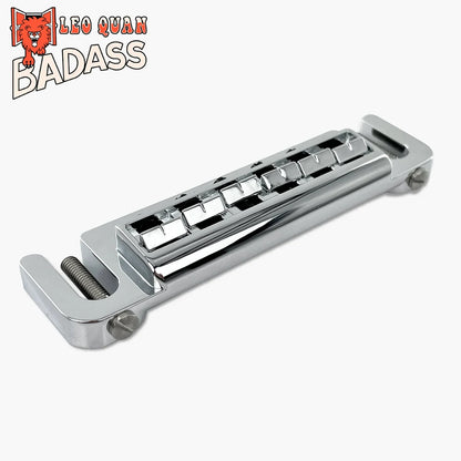 Leo Quan Badass CHROME Wraparound Guitar Bridge with SAE Locking Studs for US-made Brands