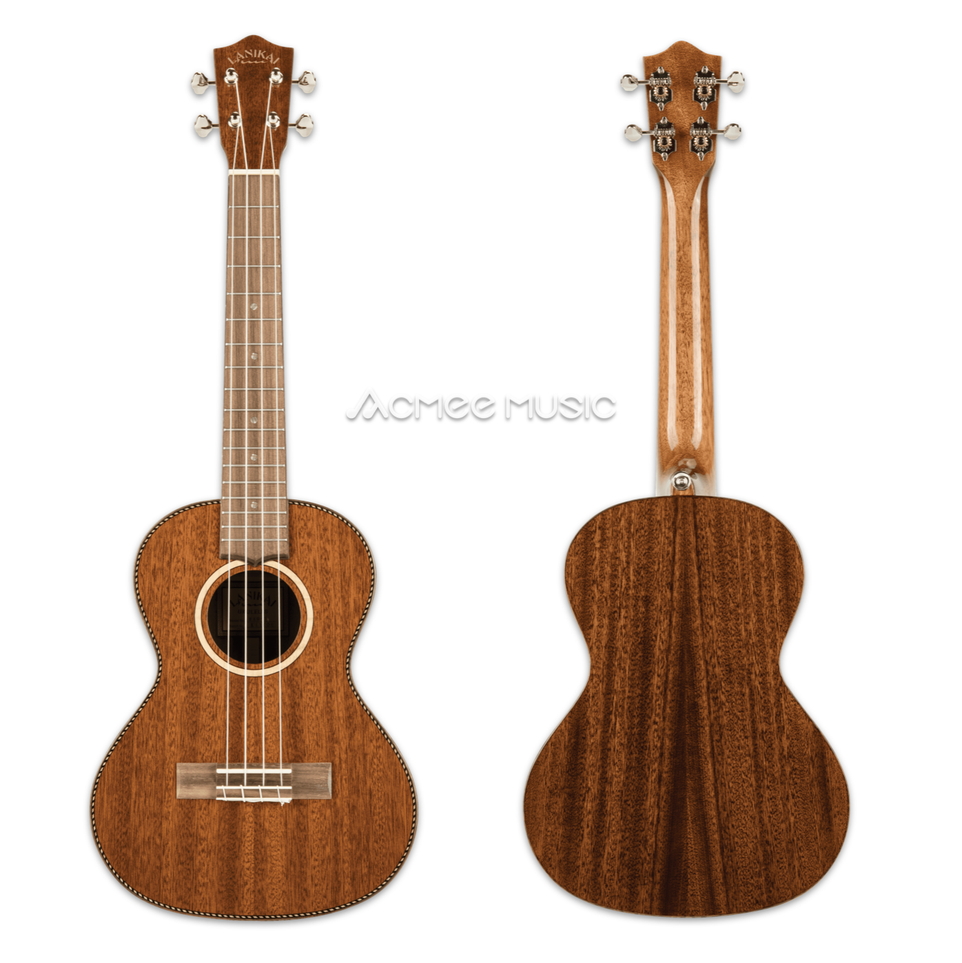 Lanikai MAS-T All Solid Mahogany Tenor 26“ Ukulele with Foam Case
