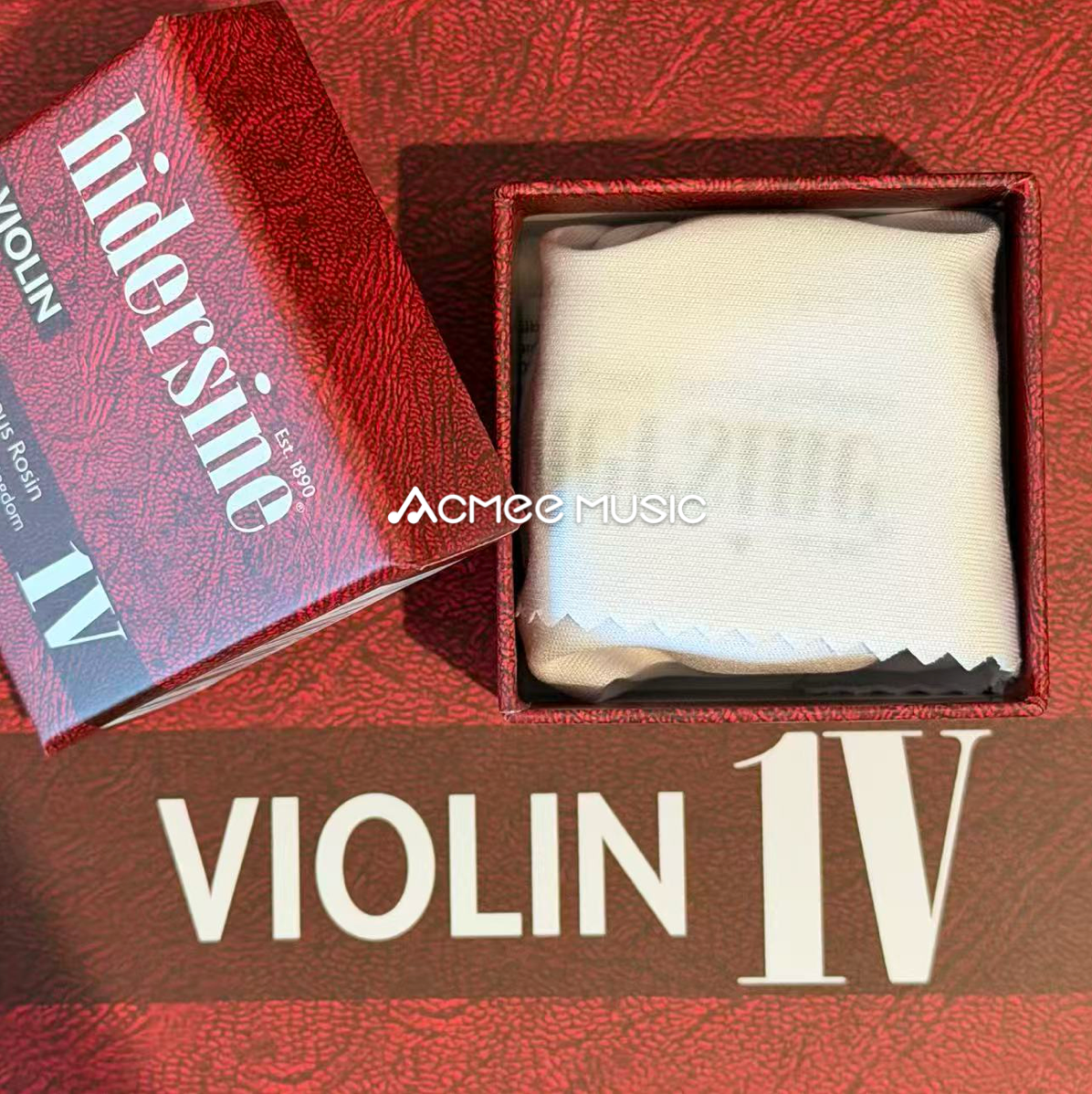 Hidersine Violin Rosin 1V Light - Large Cake with Cloth
