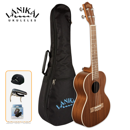 Lanikai MA-T Mahogany Tenor Ukulele with Padded Gig Bag