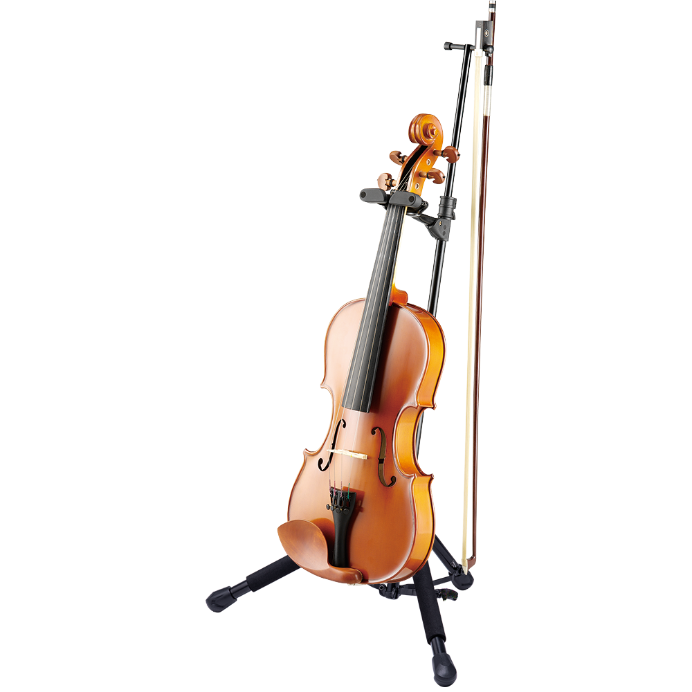 HERCULES Violin/Viola Stand DS571BB with Detachable Rosin Holder and Bag