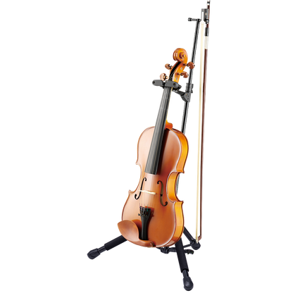 HERCULES Violin/Viola Stand DS571BB with Detachable Rosin Holder and Bag