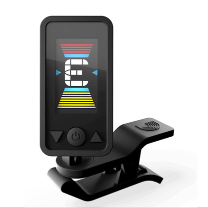 D'Addario Eclipse Cello/Bass Clip-On Tuner - Bright Full Color Display
