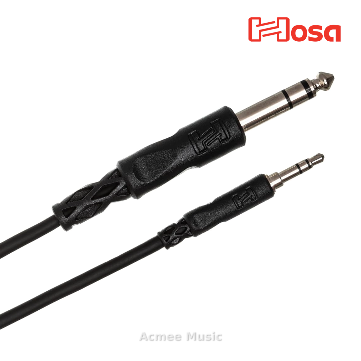 Hosa CMS-110 Stereo Interconnect, 3.5 mm TRS to 1/4 Inch TRS, 10 Feet