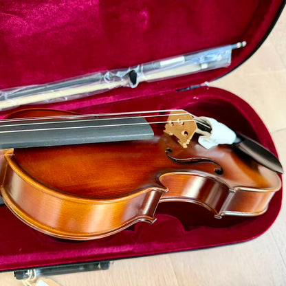 Oldenburg Student Violin Outfit Factory Adjusted Includes Case, Wood Bow & Rosin