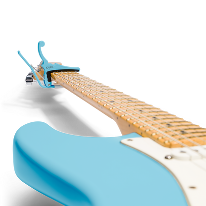 Fender x Kyser Quick Change Electric Guitar Capo - Daphne Blue