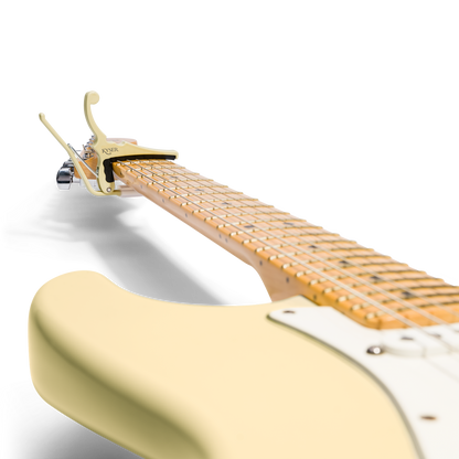 Fender x Kyser Quick Change Electric Guitar Capo - Olympic White