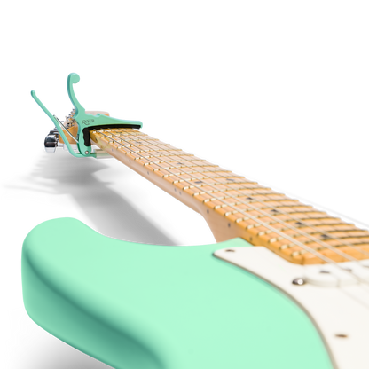Fender x Kyser Quick Change Electric Guitar Capo - Surf Green